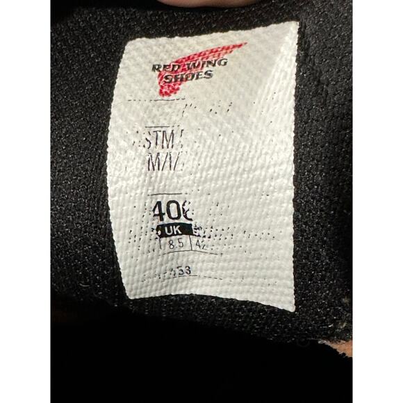 Red Wing 606 Leather Work Boots 9.5 D Brown Lace Up Outdoor Supersole Steel Toe - Picture 8 of 8